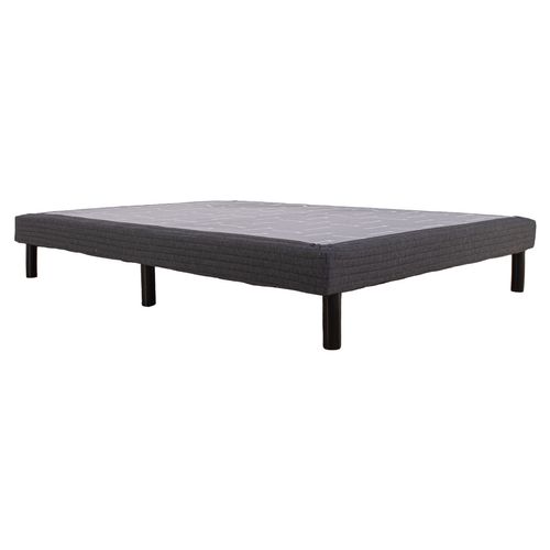 Base Sommier 2 Plazas (140x190 cm) Gris Oscuro
