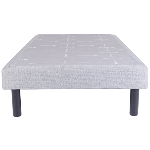 Base Sommier - 1 Plaza (90x190 cm) - Gris Claro