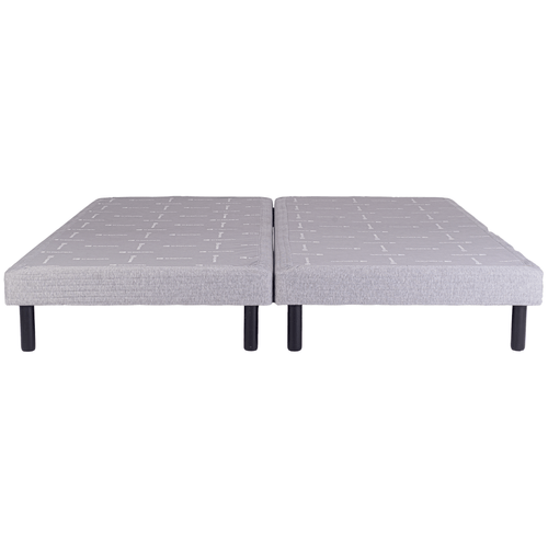 Base Sommier - Queen (160x200 cm) - Gris claro