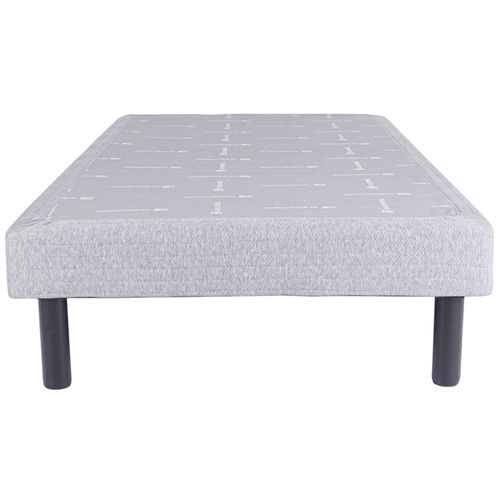 Base Sommier - 1 Plaza y media (100x200 cm) - Gris Claro