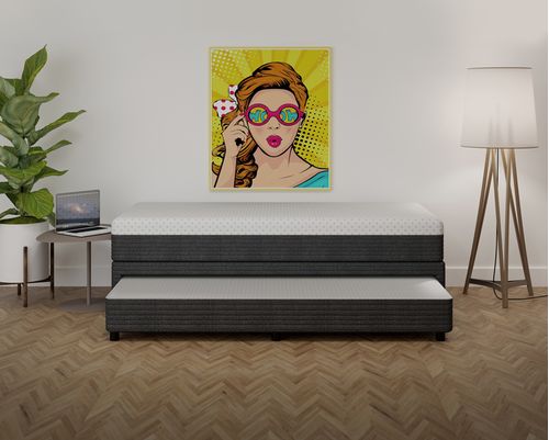 Sommier Diván Pop 1 Plaza  (90x190 cm) de Espuma